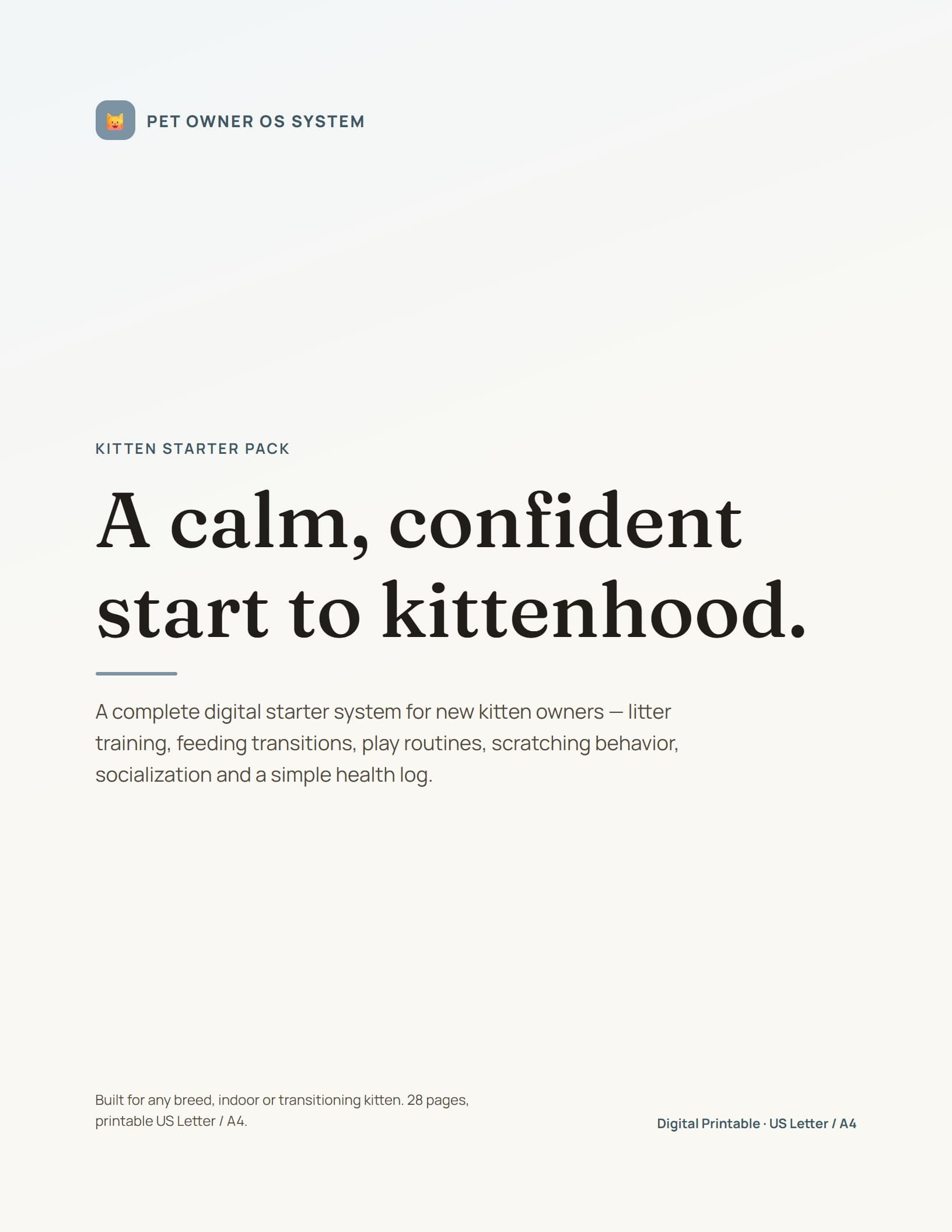 Kitten Starter Pack cover